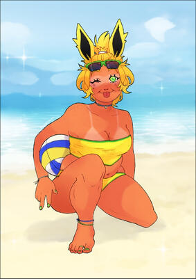 Jolteon Summer Gijinka